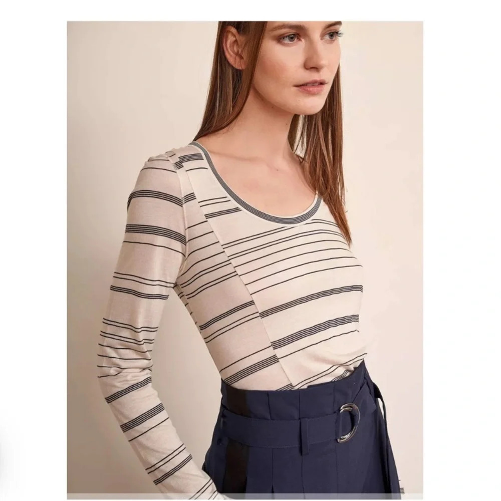 ! NWT La Ligne Talia Long Sleeve Tee